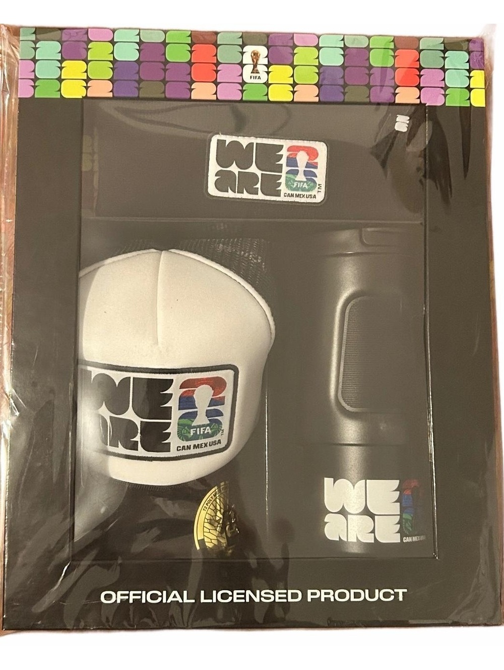 Official Licensed FIFA World Cup 2026 We Are Cap, Beanie &Tumbler Set NWt
